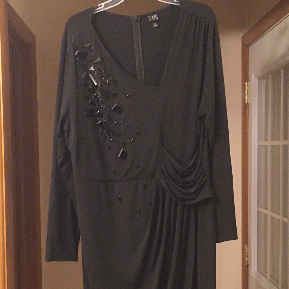 6th and Lane Little Black Bodycon Dress
